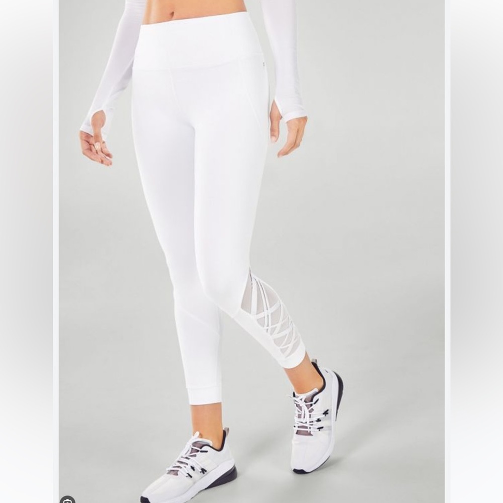 NWT Fabletics Dynamic High Waisted Lattice 7/8